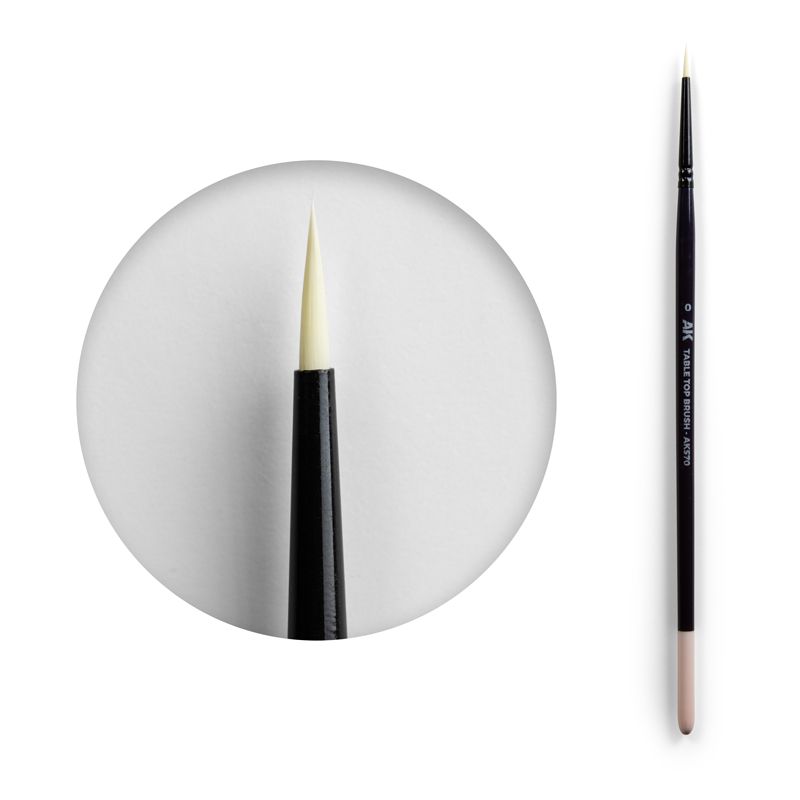 AK Table Top Brush Synthetic - 0 - AK Interactive