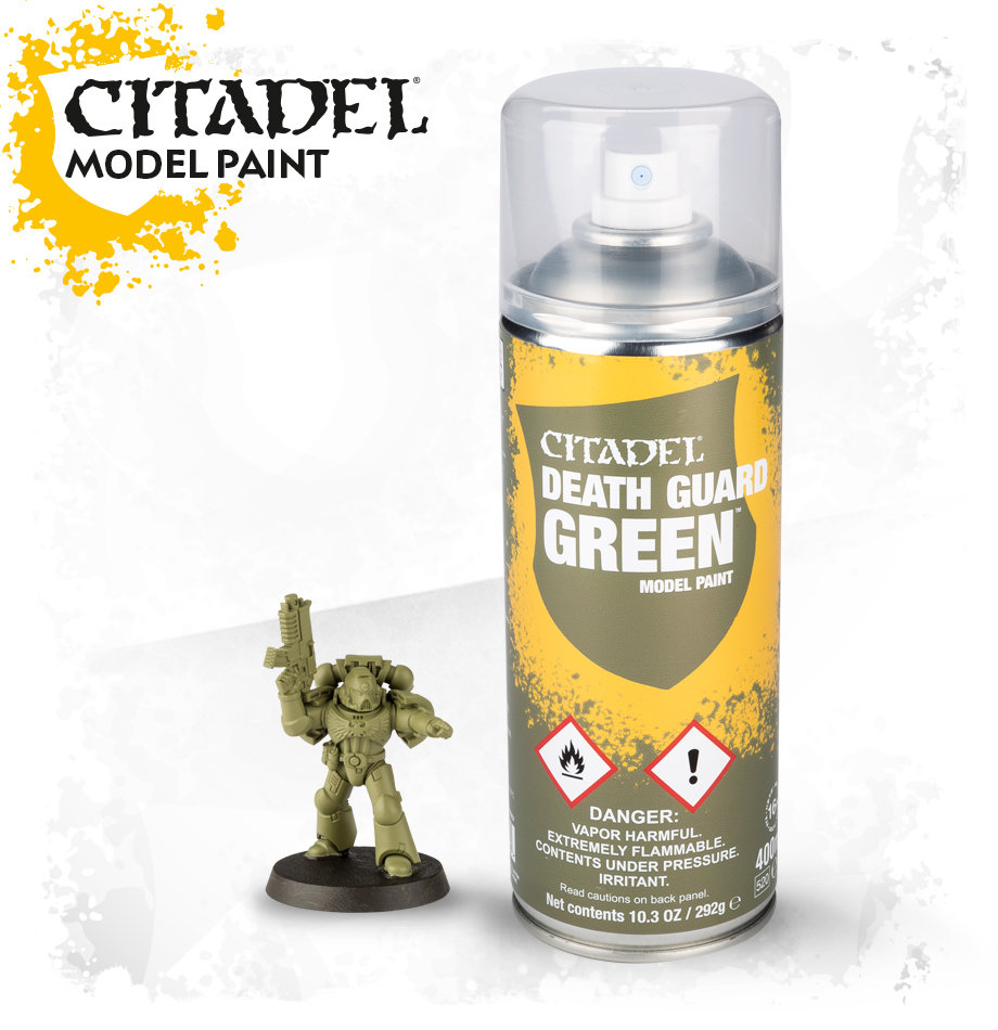 CITADEL DEATH GUARD GREEN SPRAY - Citadel Spray - Games Workshop