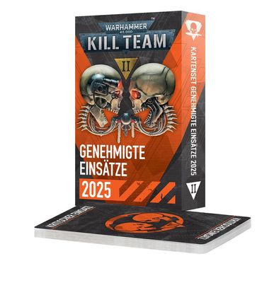 Kill Team: Kartenset Genehmigte Einsätze 2025- Kill Team - Games Workshop