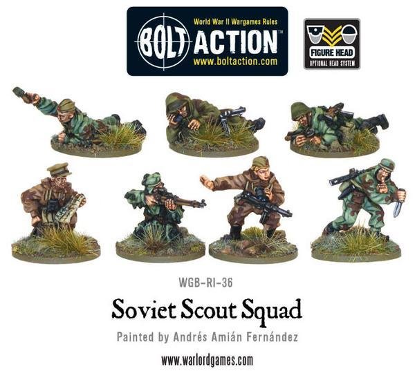 Soviet Army Scouts (7) - Soviet - Warlord Games