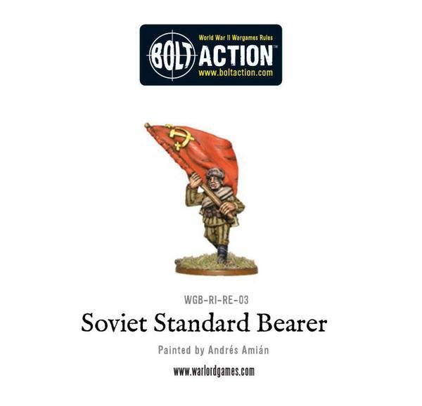 Soviet standard bearer - Soviet Bolt Action - Warlord Games