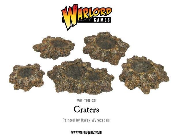 Shell holes and craters - Warlord Games
