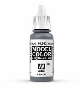 Model Color 160 Neutrales Gray (Neutral Grey) (992) - Vallejo - Farben