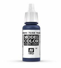 Model Color 187 Transparent Blau (Transp. Blue) (938) - Vallejo - Farben