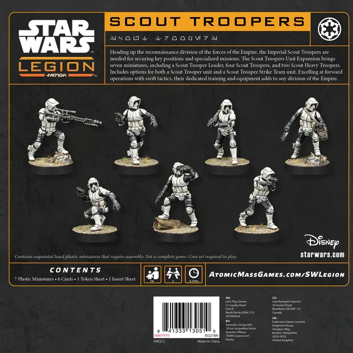 Atomic Mass Games Star Wars: Legion: Range Troopers (ML) - Le Griffon