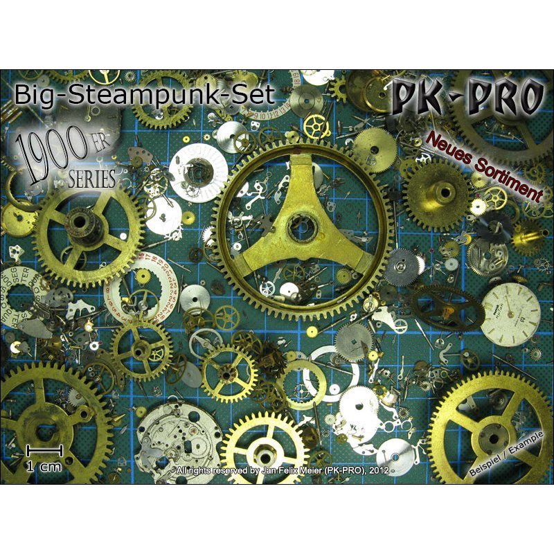 CP-Big-Steampunk-Set-1900er-Serie-25g - Zahnräder