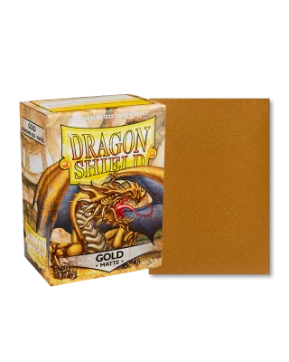 Gold Matte Standard Size - Dragon Shield Gold Matte Standard Size - Dragon Shield