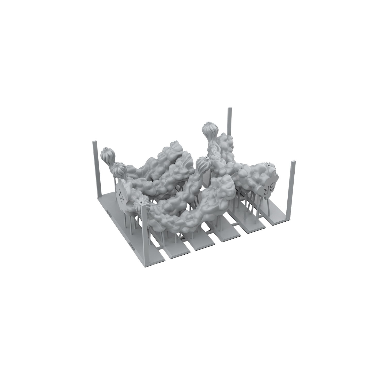 Jump-Pack Trail Fx - Basing Bits (6 Teile)  - AK Interactive