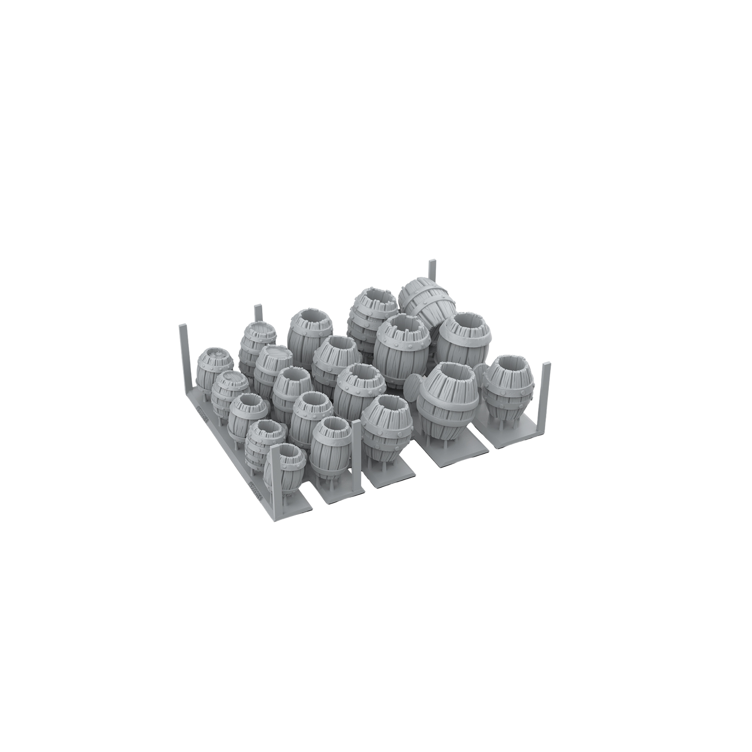 Wood Barrels - Basing Bits (32 Teile) Fässer - AK Interactive