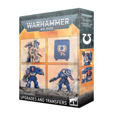Upgradeset und Abziehbilderbogen der Ultramarines - Warhammer 40.000 - Games Workshop
