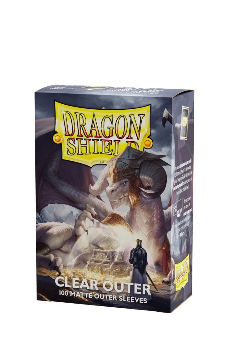 Clear Outer 100 Matte Outer Sleeves - Dragon Shield