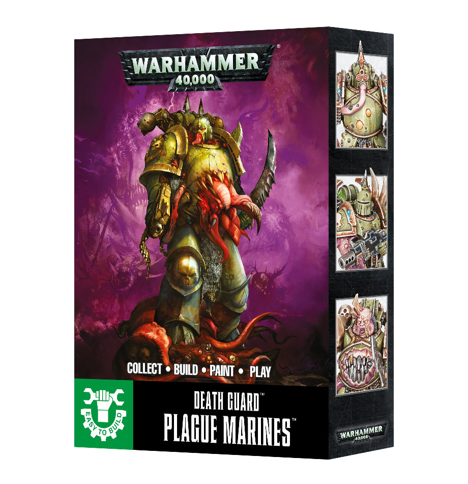 EASY TO BUILD DEATH GUARD PLAGUE MARINES - Warhammer 40.000 - Games Workshop
