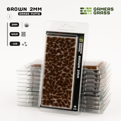 Brown 2mm Tufts - Gamers Grass