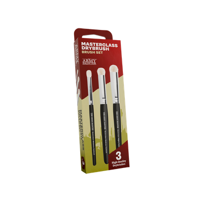 Wargamer Masterclass Drybrush Set (2025) - Army Painter Pinsel