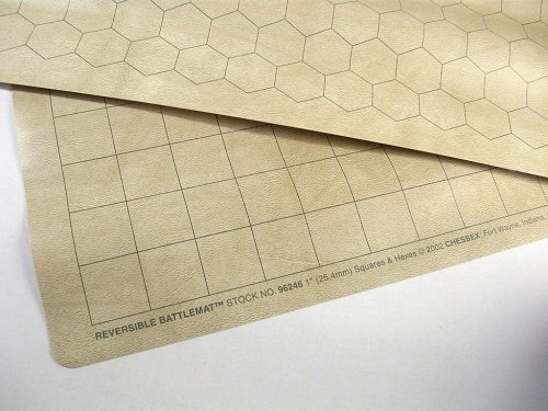 Reversible Battlemat - Spielmatte - Square/Hex 34.5x48