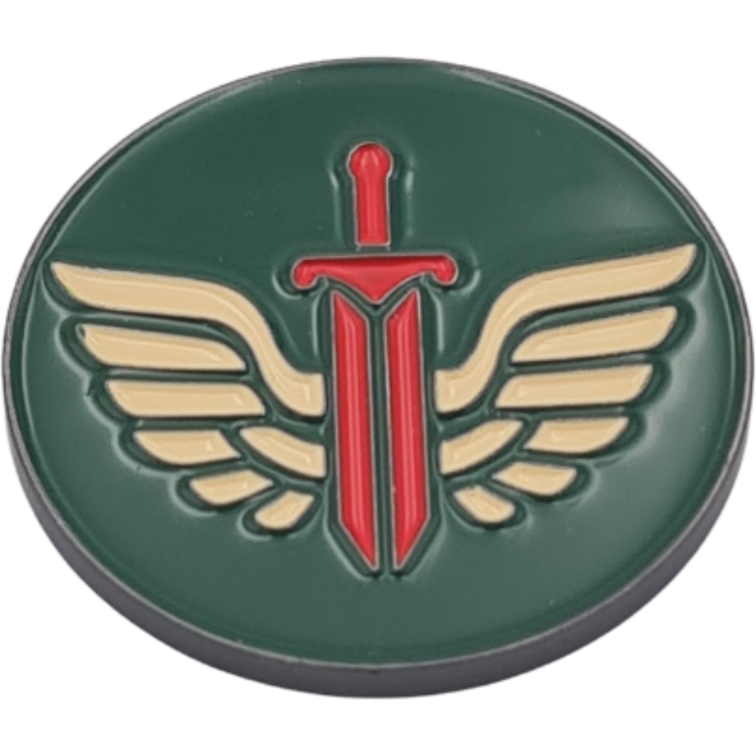 40mm Metal Coin - Sword and Wings - Baron of Dice 40mm Metal Coin - Sword and Wings - Baron of Dice