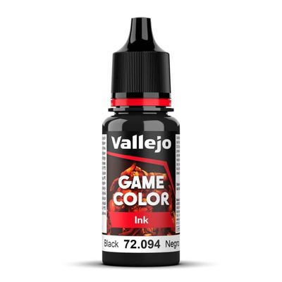 Negro Black - Game Color Ink - Vallejo