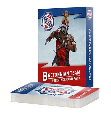 Bretonnian Team Reference Card Pack (Englisch) Blood Bowl - Games Workshop