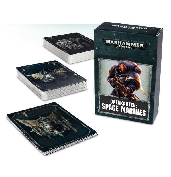 Datakarten: Space Marines - Warhammer 40.000 - Games Workshop Datakarten: Space Marines - Warhammer 40.000 - Games Workshop