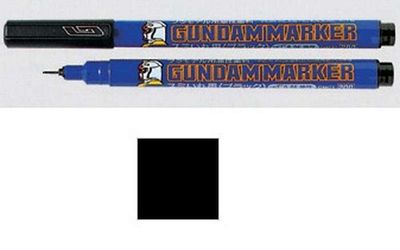 Gundam marker gm-01 Black Schwarz Panel Lining - Bandai - Gunpla