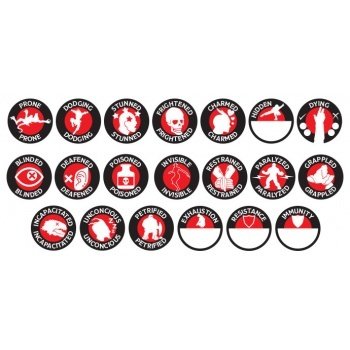 D&D Dungeons and Dragons - Character Token Set