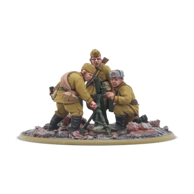 Soviet Army Medium Mortar Team - Bolt Action - Warlord Games