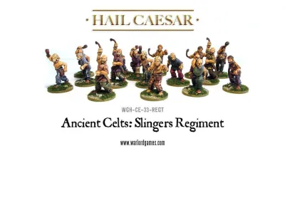 Ancient Celts: Slingers Regiment - Warlord Games