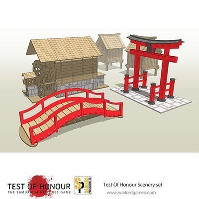 Test Of Honour Scenery Set Japanese Buildings - Warlord Games