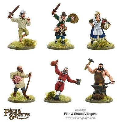 Villagers Dorfbewohner - Pike & Shotte - Warlord Games
