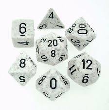 Arctic Camo - Speckled Polyhedral 7-Die Set (7) - Chessex