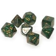 Golden Recon- Speckled Polyhedral 7-Die Set (7) - Chessex