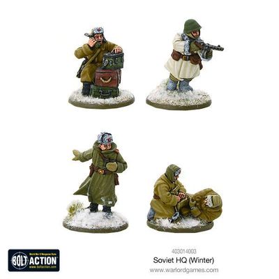 Soviet HQ (Winter) - Bolt Action - Warlord Games