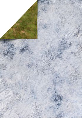 Ice 72”x48” / 183x122 cm - mat for wargames - Playmats Spielmatte