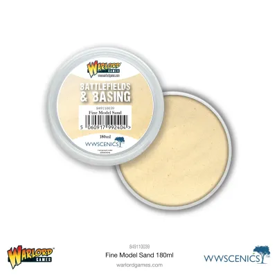 Battlefields & Basing: Fine Model Sand (180ml) - Warlord Scenics - Warlord Games