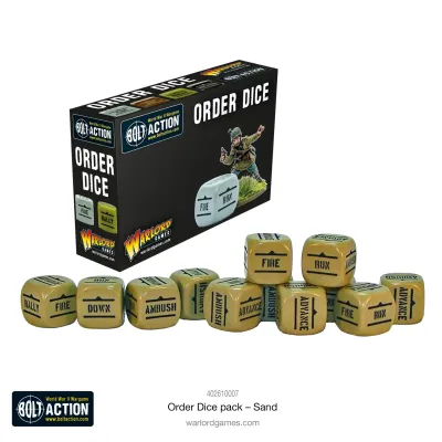 Bolt Action: Orders Dice Pack - Sand Befehlswürfel - Sand