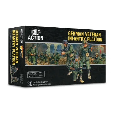 German Veteran Infantry Platoon - German - Bolt Action - Warlord Games