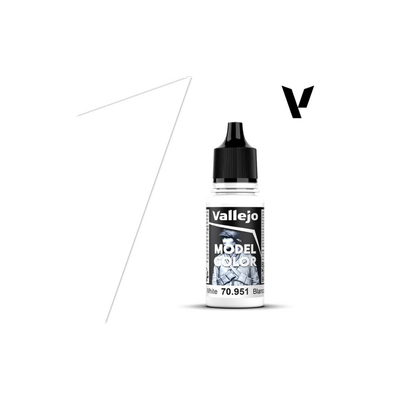 Model Color 001 Weiss (White) (951)  - Vallejo - Farben