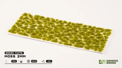 Moss (2mm) Tufts 115x  - Gamers Grass