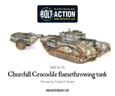 Churchill Crocodile Flamethrowing Tank - Bolt Action