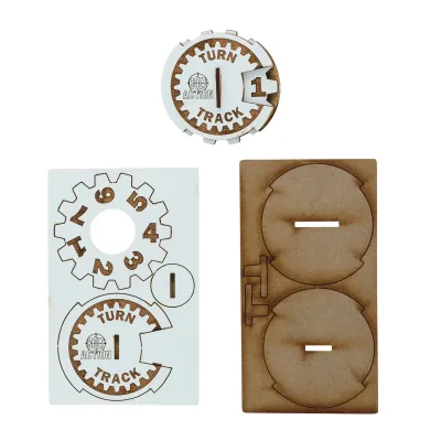 Bolt Action MDF Turn Marker - Bolt Action