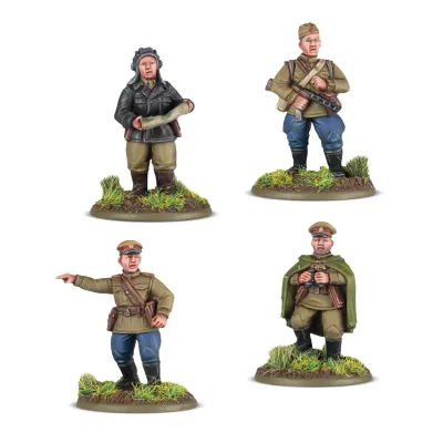 Soviet Platoon Commanders - Bolt Action - Warlord Games