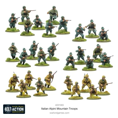 Italian Alpini Mountain Troops - Axis - Bolt Action