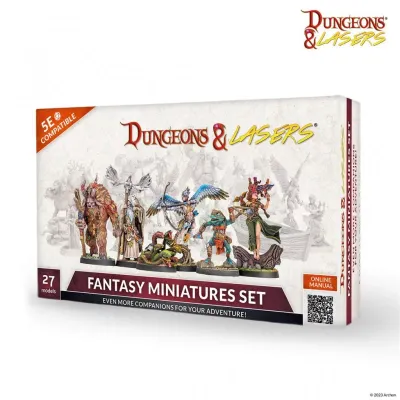 Dungeons & Lasers - Fantasy Miniatures Set (27)