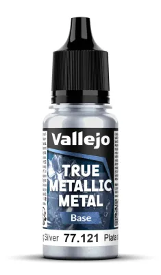 Sterling Silver 18 ml - True Metallic Metal Base - Vallejo