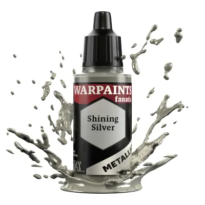 Warpaints Fanatic Metallic: Shining Silver - (1) - The Army Painter