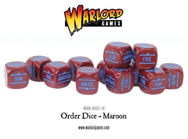 Befehlswürfel - Order Dice - Maroon - Bolt Action