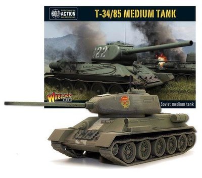 T-34/85 Medium Tank - Soviet - Bolt Action