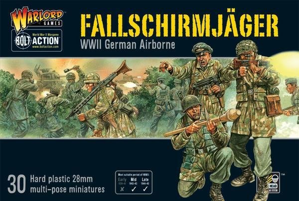 Fallschirmjager (Plastic Box) German Airborne - Bolt Action