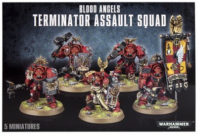 MO: BLOOD ANGELS TERMINATOR ASSAULT SQUAD - Warhammer 40.000 - Games Workshop