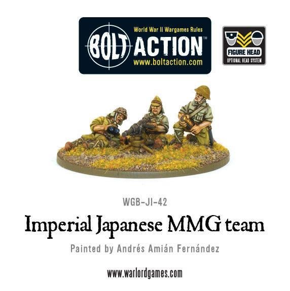 Imperial Japanese Army MMG Team - Bolt Action - Warlord Games